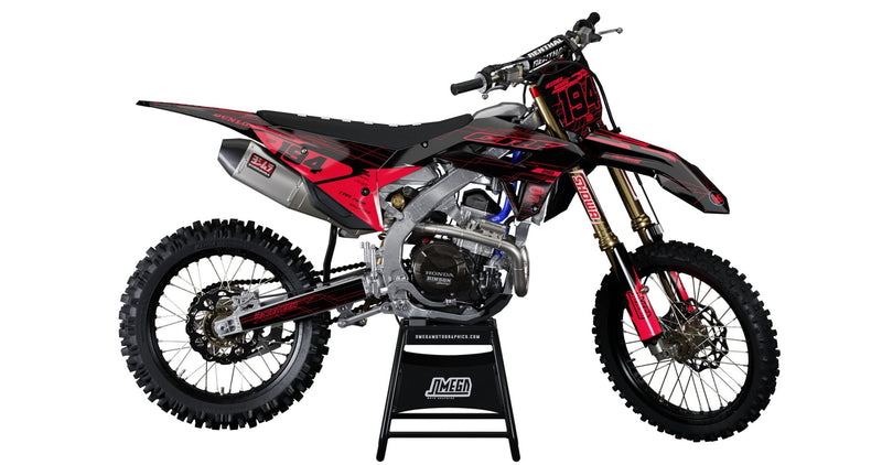 MX Holo Chrome Heaven dirt bike graphics