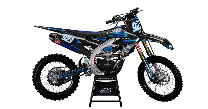 Factory OMG Style dirt bike graphics