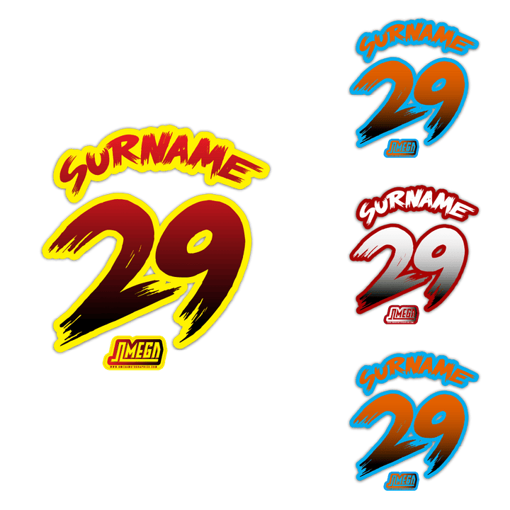 BRUSH Iron-On Jersey Print