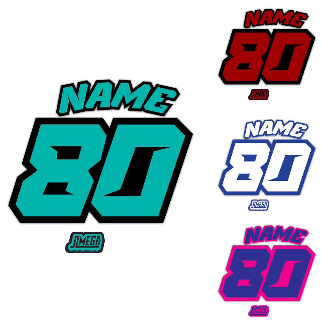 RACE Iron-On Jersey Print