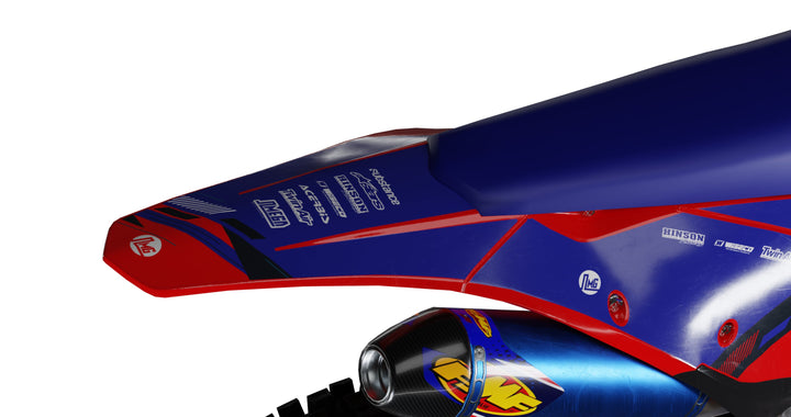 Gas Double Red Graphics Kit