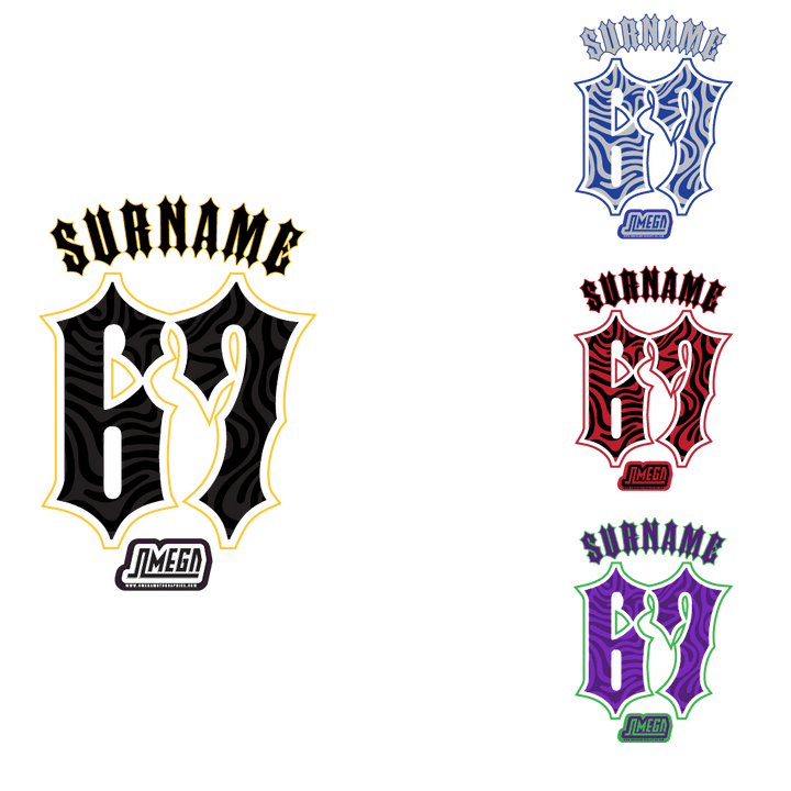 DAGGER Iron-On Jersey Print