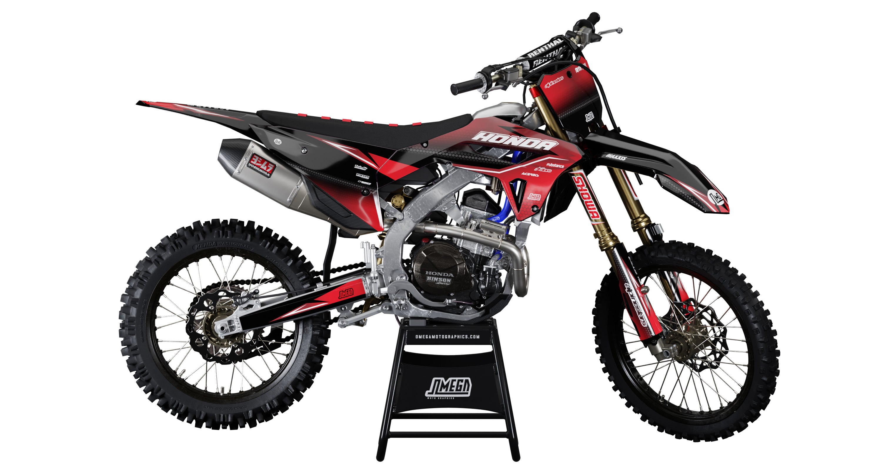 Progressive Honda Graphics Kit | Omega Moto Graphics