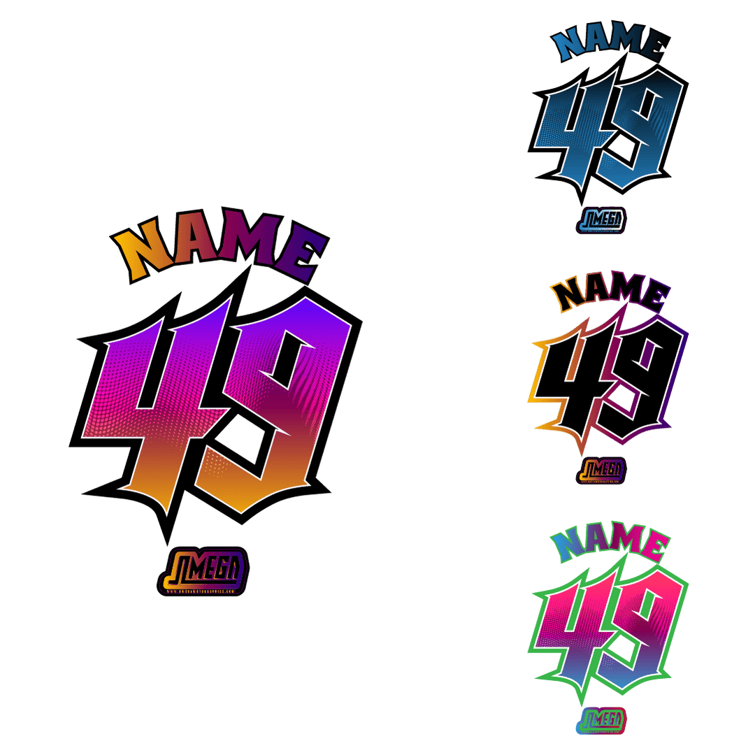 SHARP Iron-On Jersey Print