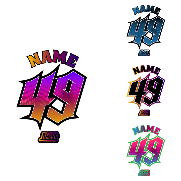 SHARP Iron-On Jersey Print