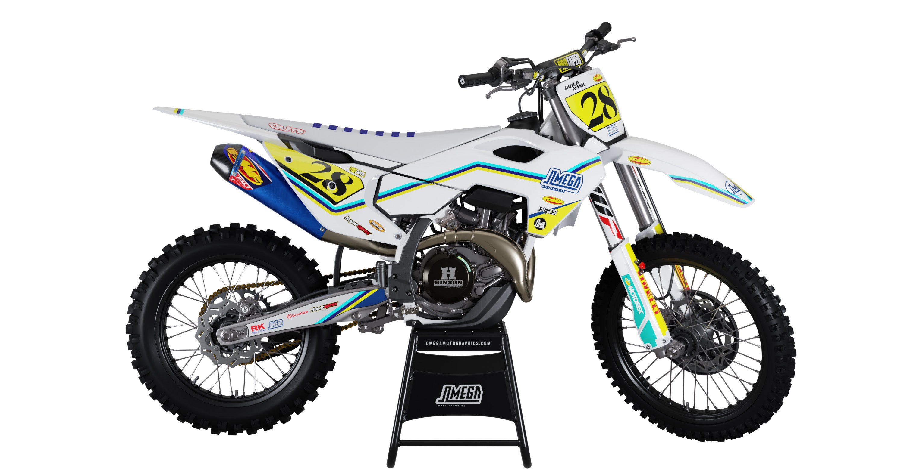 Smooth Husky Graphics Kit | Omega Moto Graphics