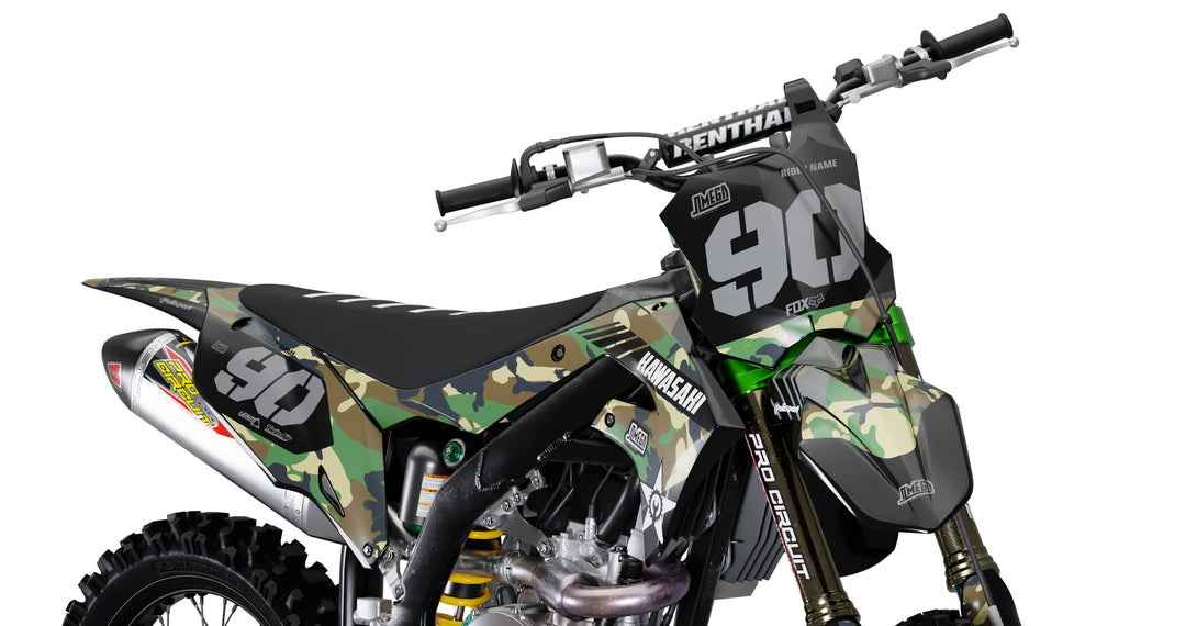 Kawasaki Camo Sticker Kit