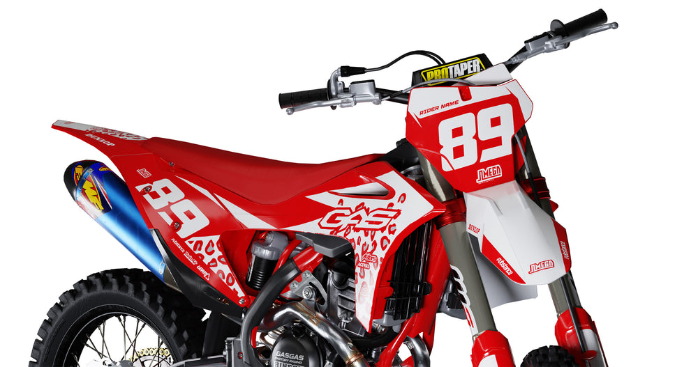 Red Leopard Sticker Kit