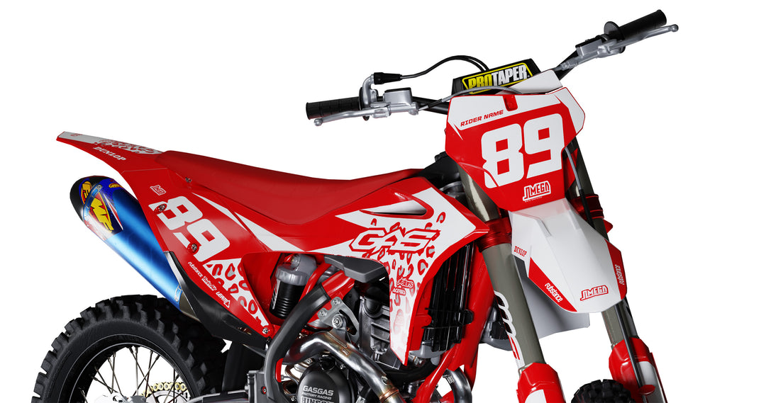 Red Leopard Sticker Kit