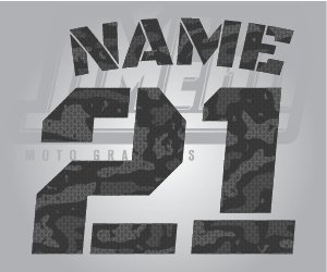 CAMO Iron-On Jersey Print