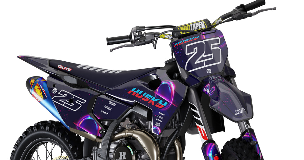 Husqvarna Space Bubbles Sticker Kit