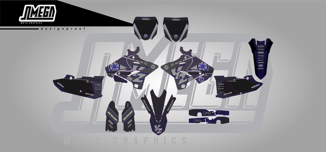 Blue Geometric Graphics Kit