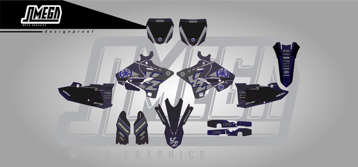 Blue Geometric Graphics Kit