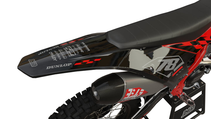 gasgas ec mc red flag graphics kit