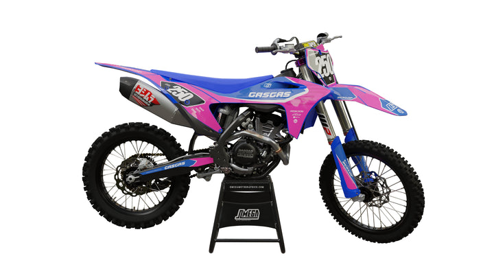 Gas Pink Retro Graphics Kit