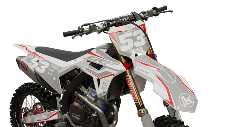 honda cr crf grey touch graphics kit