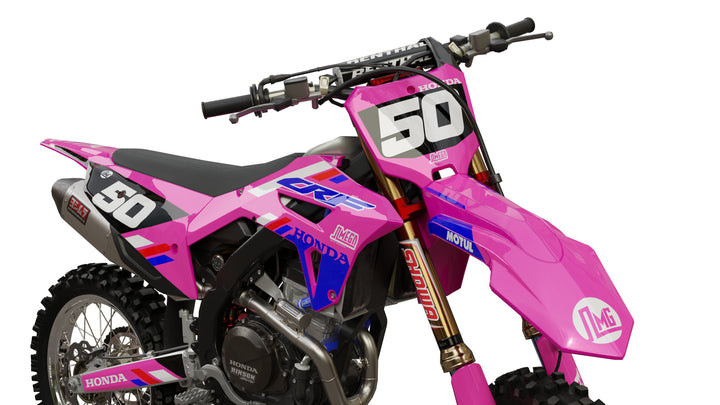 Honda Pink Factory Graphics Kit
