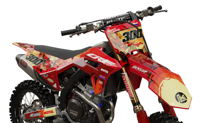 Honda Red Dragon Graphics Kit