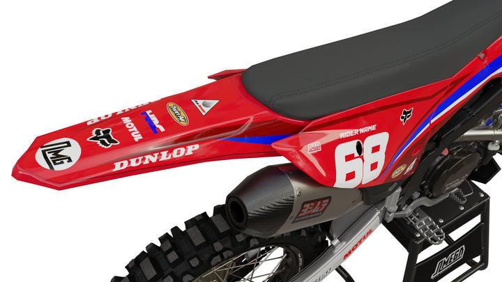 Honda Red Factory Graphics Kit