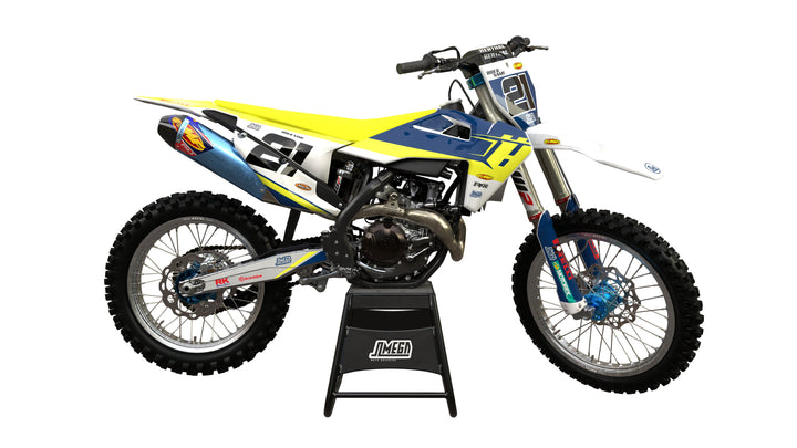 Husky Clean Blue Graphics Kit