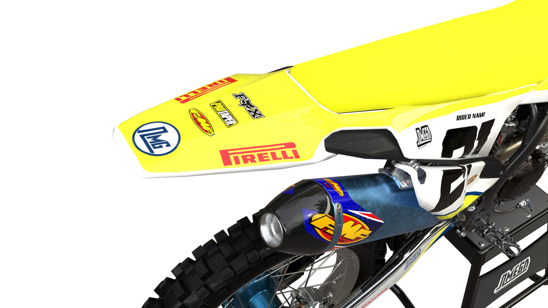 Husky Clean Blue Graphics Kit