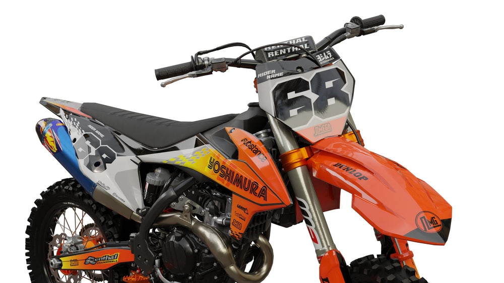 ktm fire side graphics kit