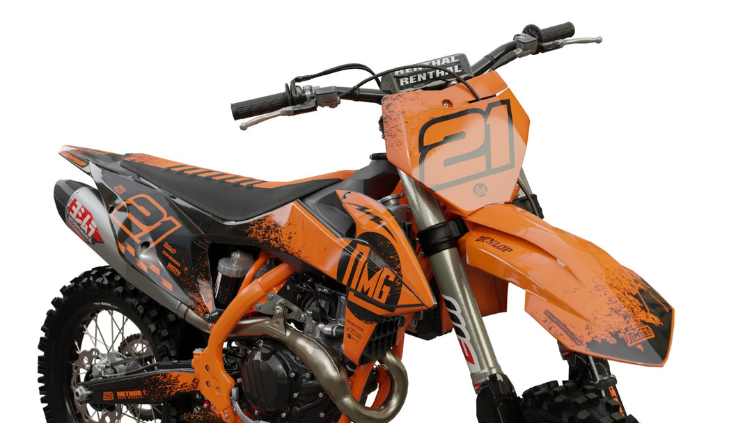 ktm sxf exc faded graphics kit
