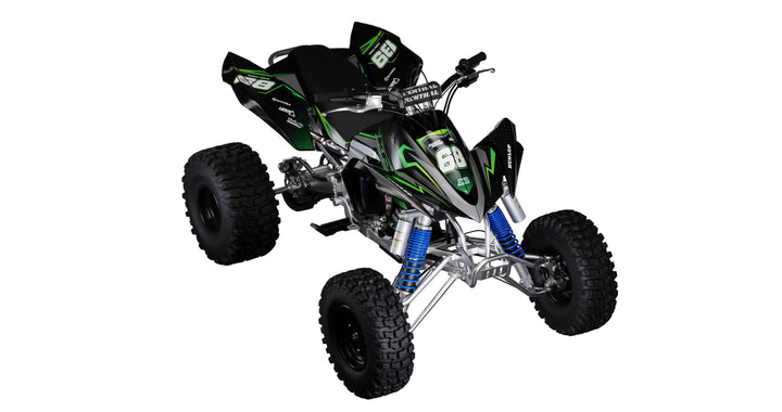 Green Rocket Quad Graphics Kit