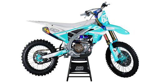 Clean Blue Graphics Kit