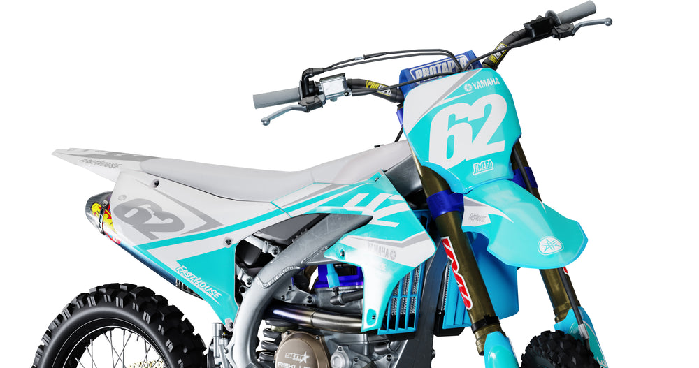 Light blue sticker kit