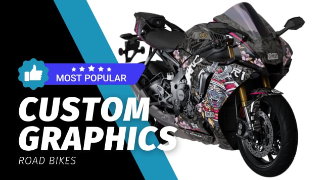 Pt Custom Graphics Road Bike Custom Graphics | Custom Motorcycle Decals – Omega Moto Graphics