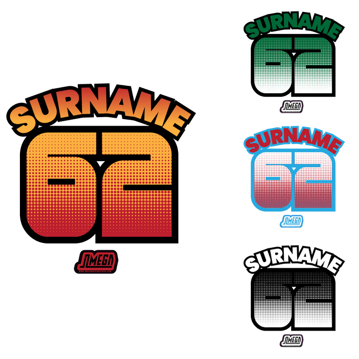 80s Iron-On Jersey Print