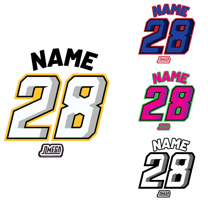 SIMPLE Iron-On Jersey Print