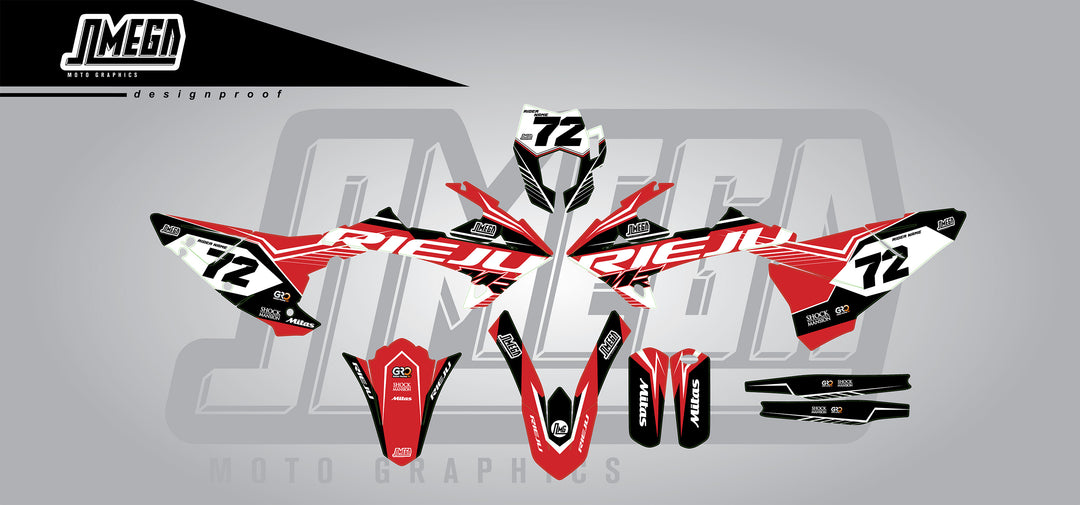 Factory Rieju 2023 Graphics wrap