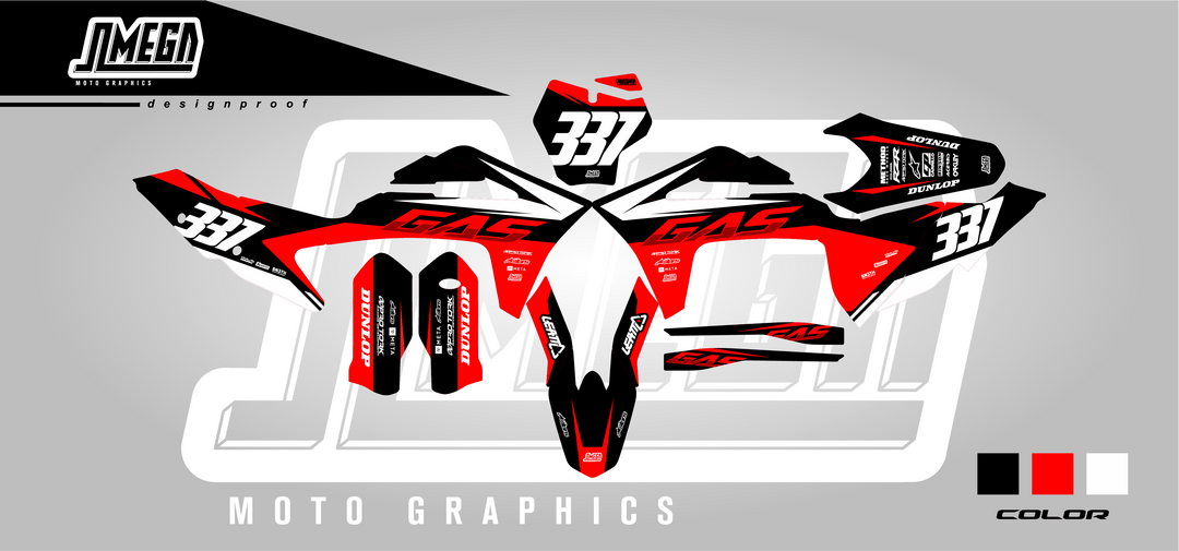 gasgas ec mc more gas graphics kit