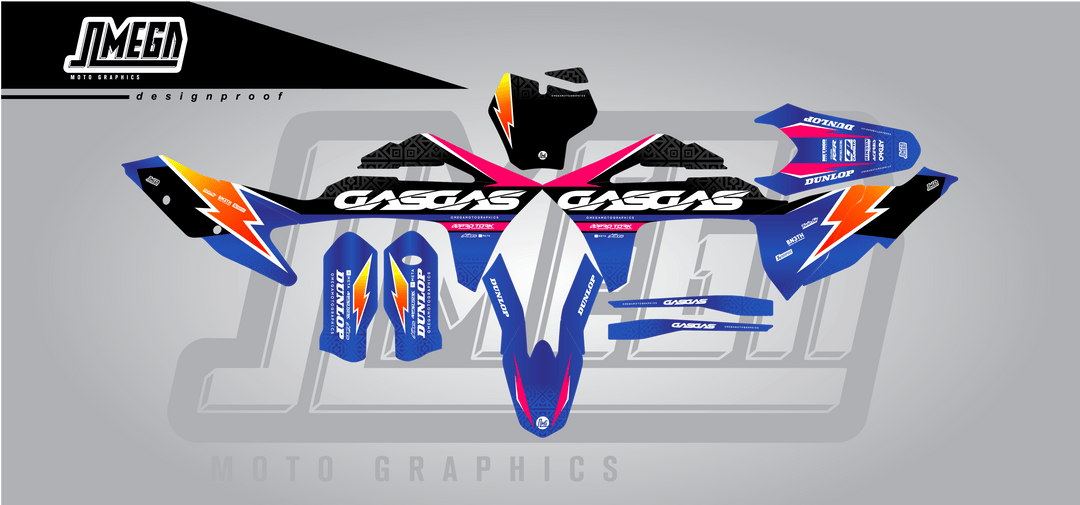 Gas Blue Concept Graphics Kit