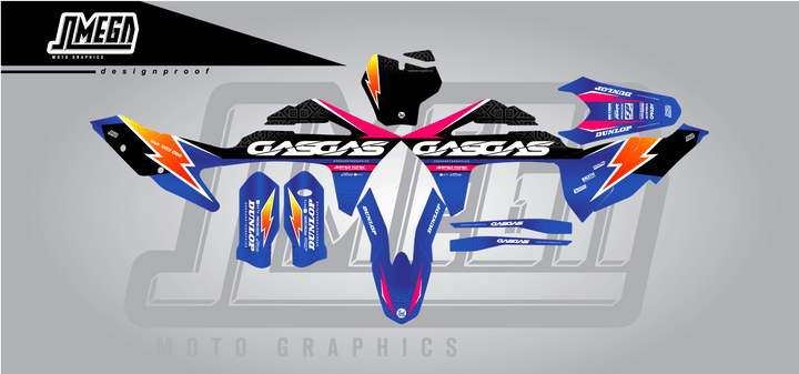Gas Blue Concept Graphics Kit