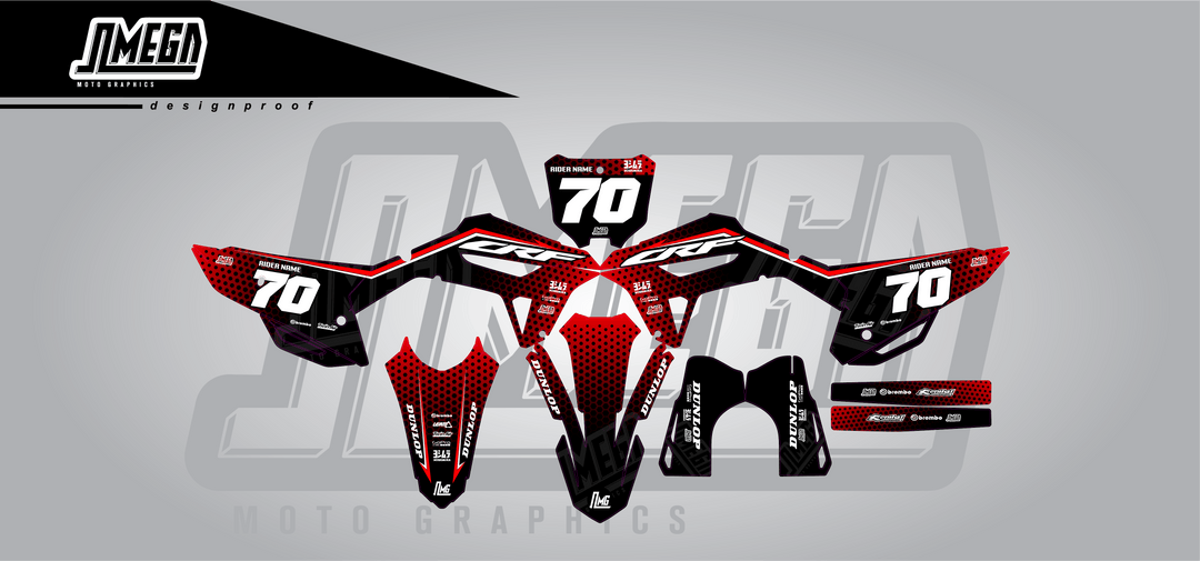 Honda Black Concept Graphics Kit