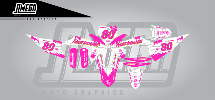 ktm sxf exc donuts graphics kit