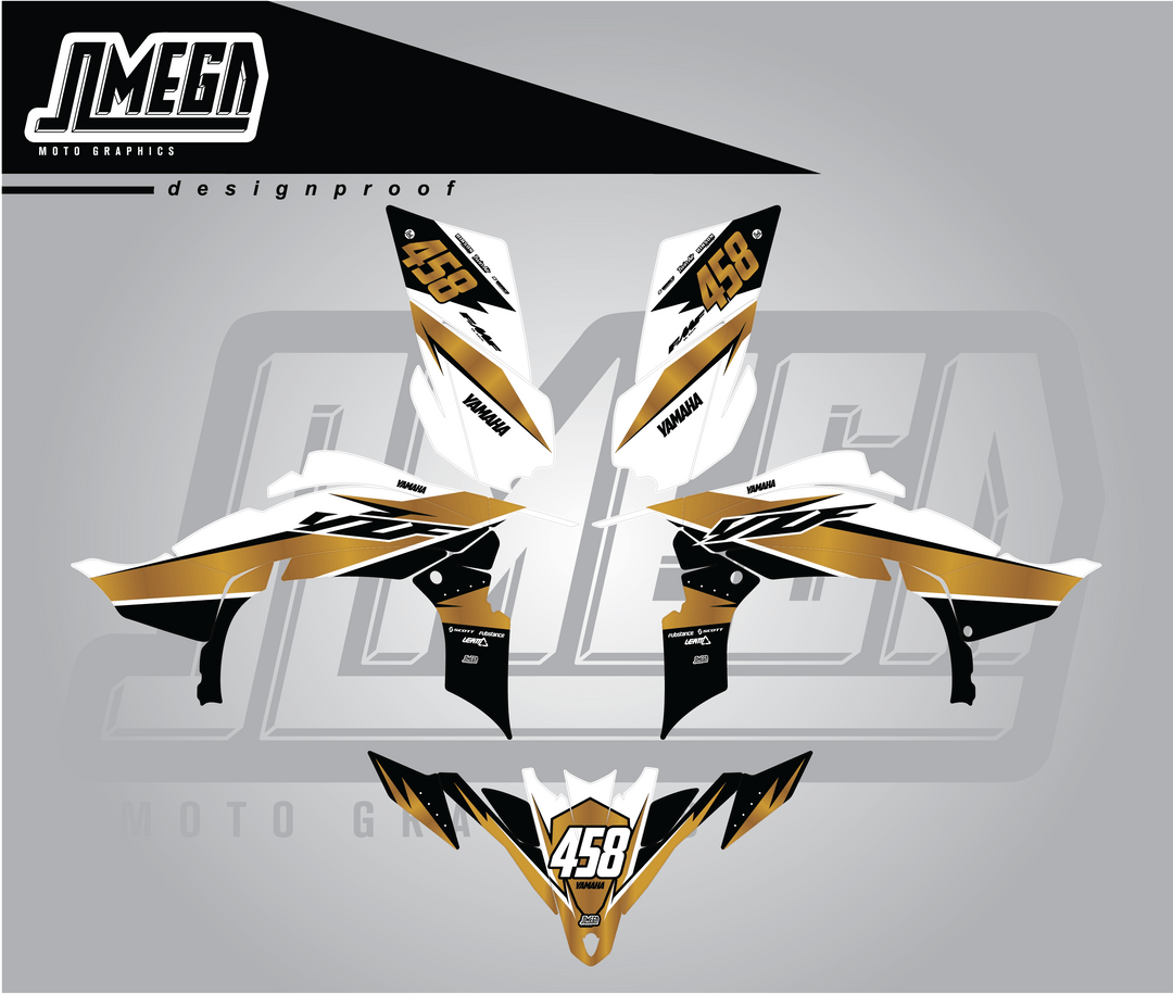 Gold Chrome Quad Graphics Kit (requires chrome)