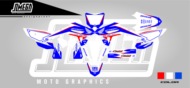 honda cr crf classy honda graphics kit