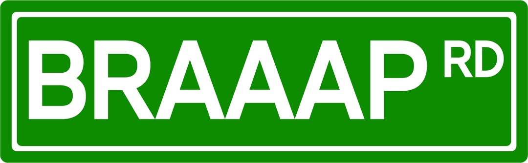 Braaap Rd - Street Sign