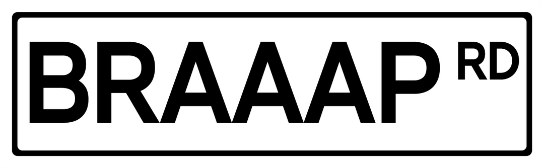 Braaap Rd - Street Sign