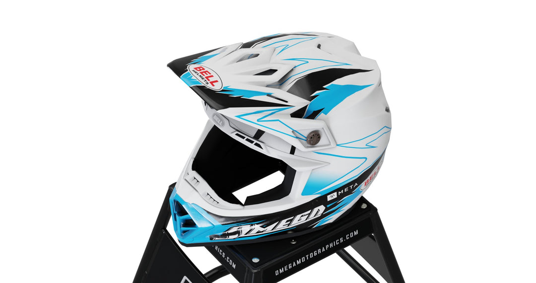 custom motorcycle helmet skins Aqua Helmet Graphics