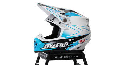 Aqua Helmet Graphics