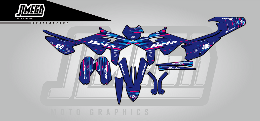 beta xtrainer rr enduro multicolour graphics kit