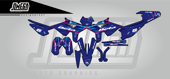 beta xtrainer rr enduro multicolour graphics kit