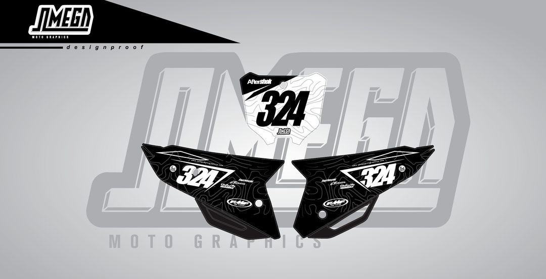 Black Expansion Number Plates