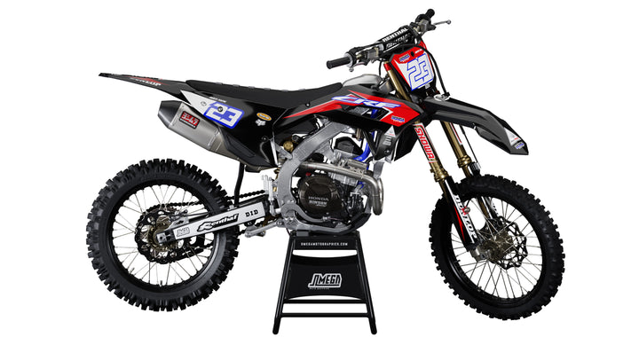 Black Honda 24 Graphics Kit