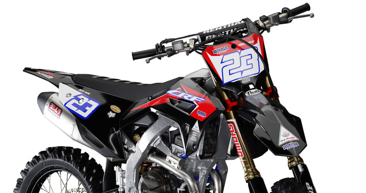 CRF Black Honda 24 Decals set